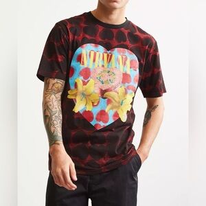 Nirvana Heart-Shaped Box All Over Tee